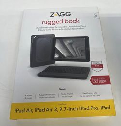 ZAGG Rugged Book and Keyboard for iPad Ipad Air, 9.7 Inch Ipad Pro And More