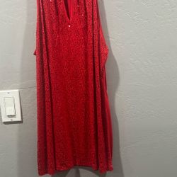 Beautiful Sequence Red Top