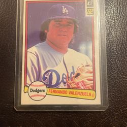 Fernando Valenzuela ‘82 Donruss Baseball Card 