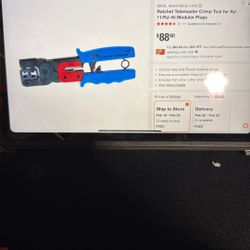 Green Lee Crimp Tool For Rg11-rg45