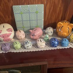 Vintage Piggy Bank Collection
