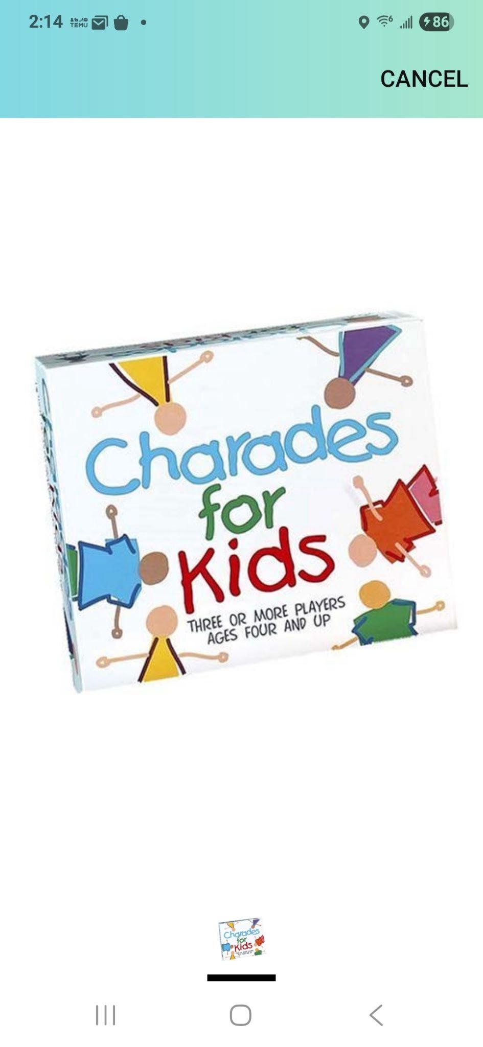 Charades for kids