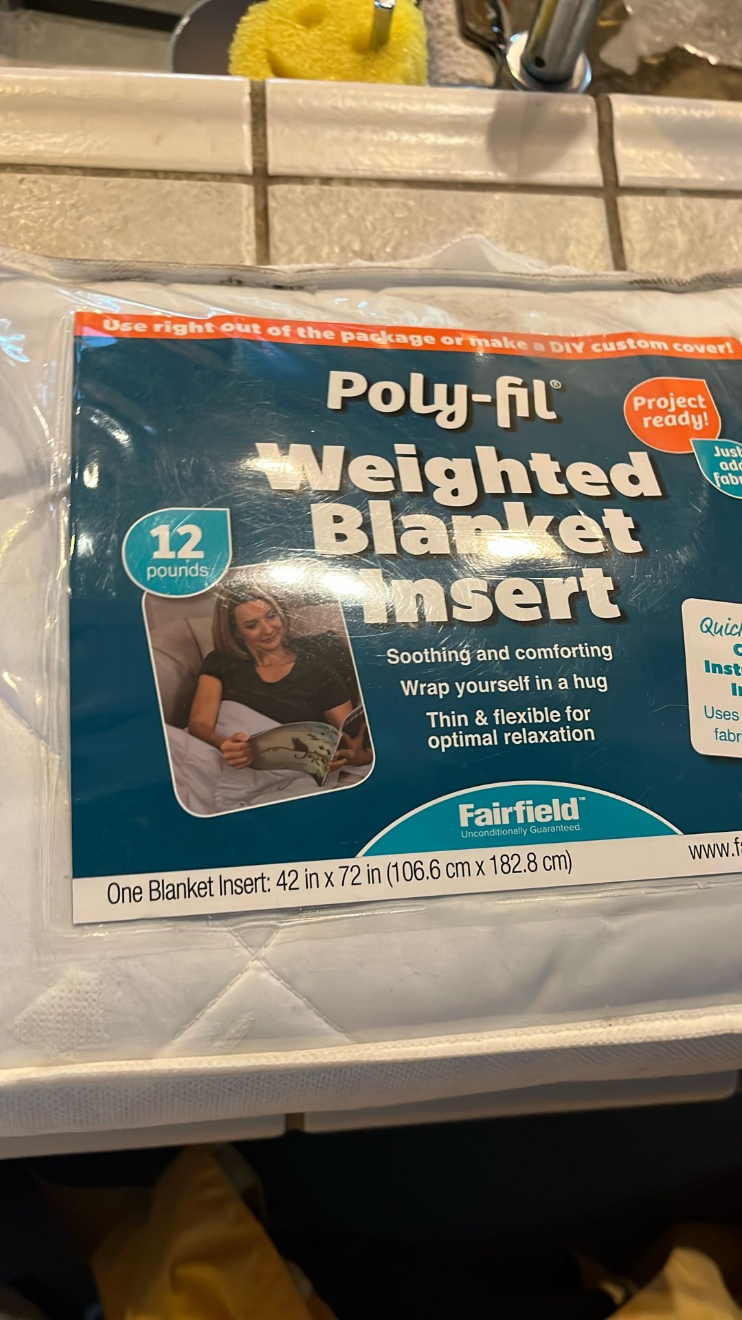 Weighted blanket insert