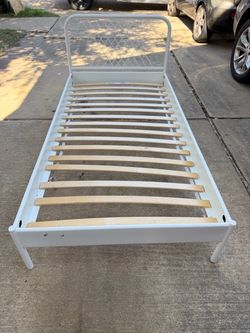 IKEA metal bed frame twin