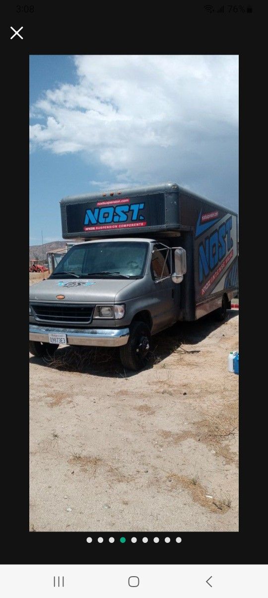 1994 Ford E350 box truck 7.3L IDI Turbo diesel.