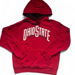 Ohio State Cotton Classic Athletic  Workout Hoodie Size Medium