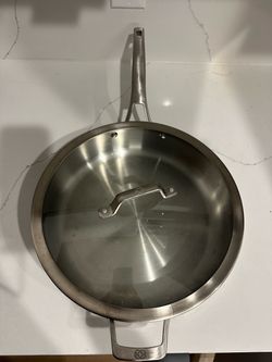 Calphalon 5.0-Quart Stainless Steel Sauté Pan