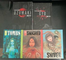 Junji Ito hardcover books $10 each