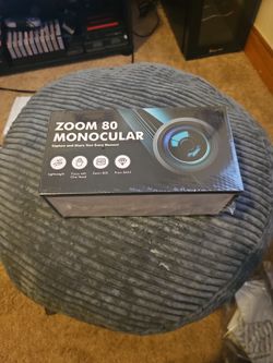 80x100 High Powered Monocular Telescope with Smartphone Holder & Tripod, HD Monocular for Adults with BAK4 Prism 