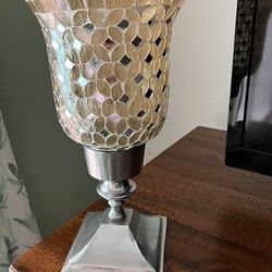 Mosaic Glass Candle Holder