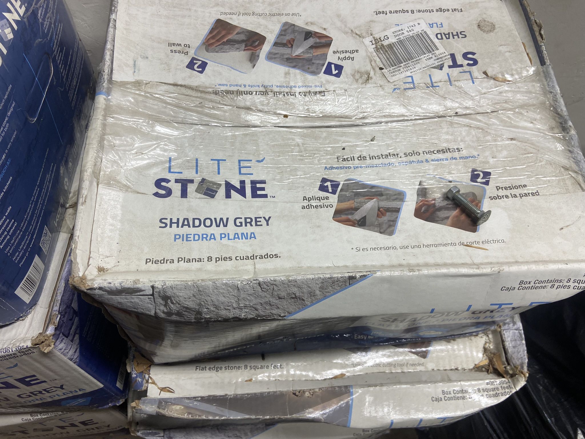 Lite Stone Shadow Grey Decorations