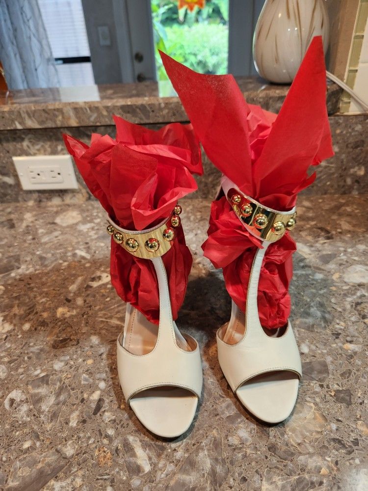 Leather Heels Worn Once