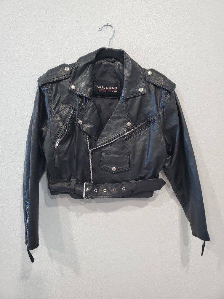 Vintage Women's Wilson Leather Jacket Size M