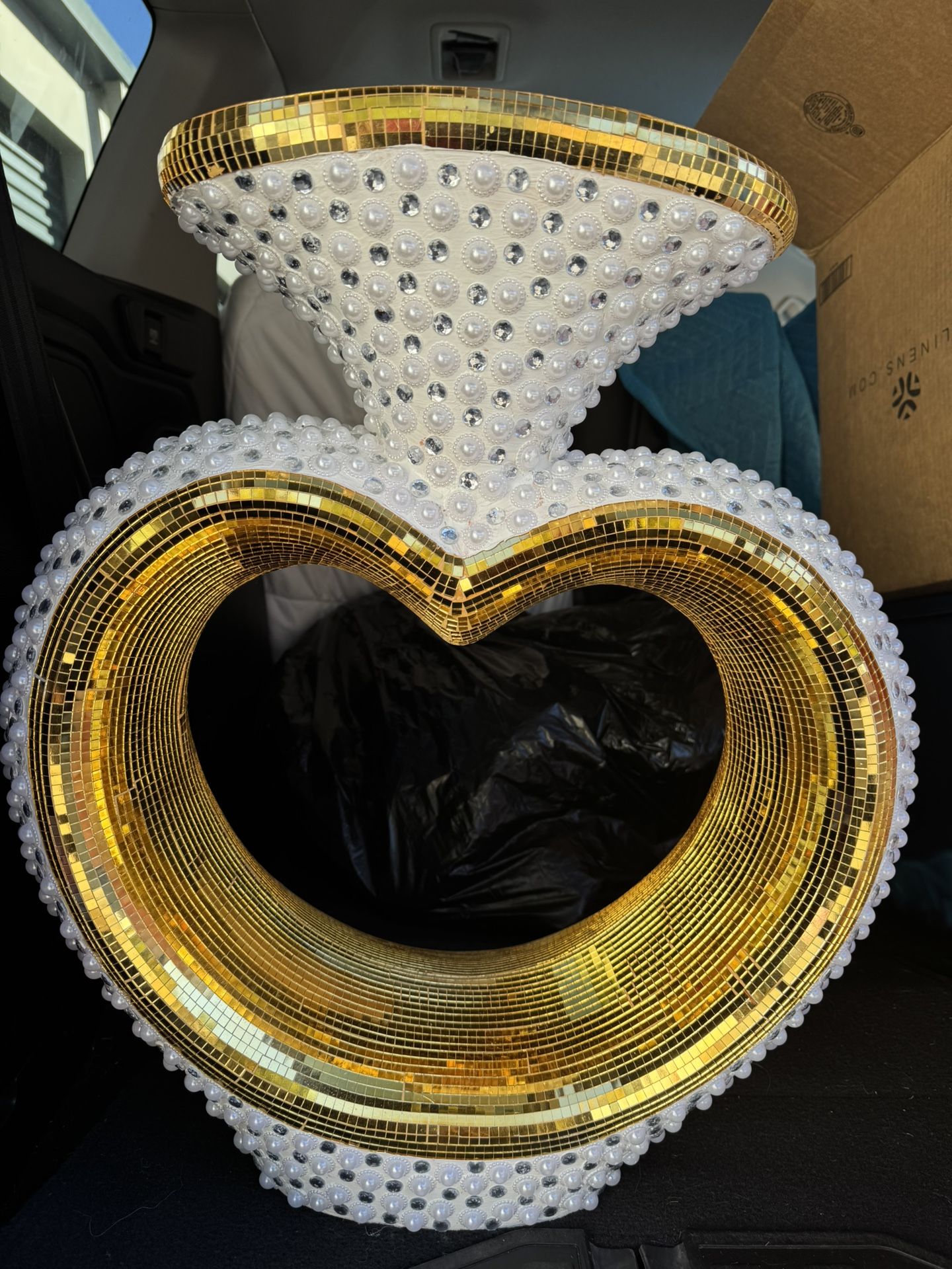 Heart Decor Centerpiece Located In Charlotte