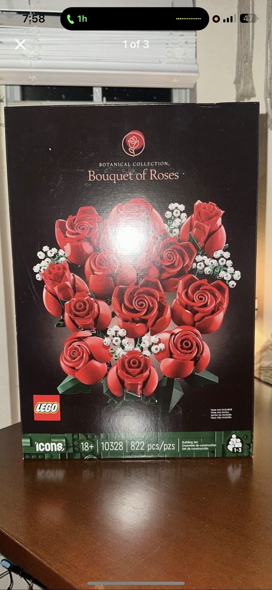 Lego Roses Bouquet New