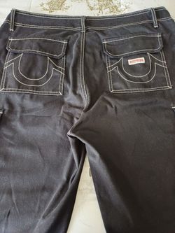 True Religion men's cargo pants size 36w used