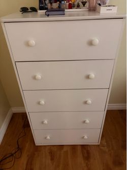 White dresser