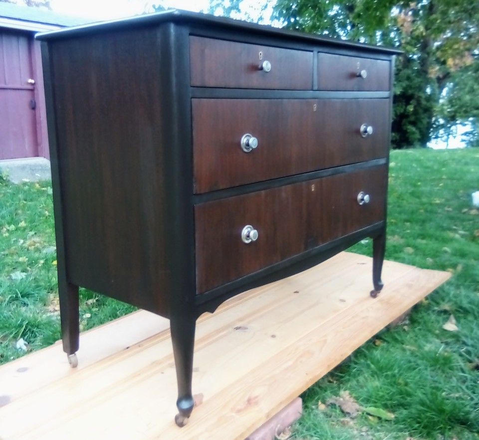 Antique Oak Dresser With Wooden Wheels for Sale in Pawtucket, RI OfferUp