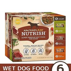 Rachael Ray Nutrish Premium Natural Wet Dog Food, 8 Ounce Tubs


