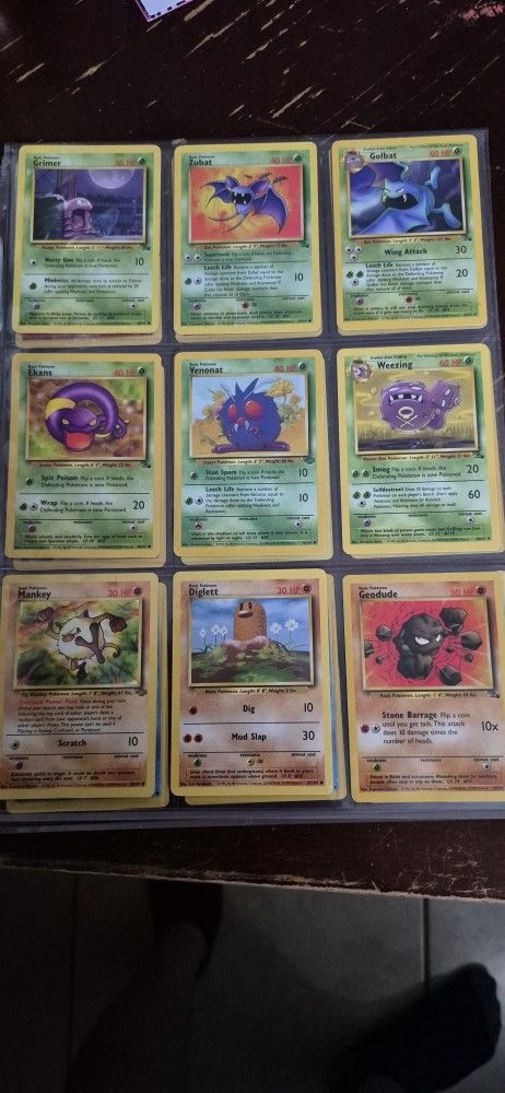 Pokemon Card's From The 90s