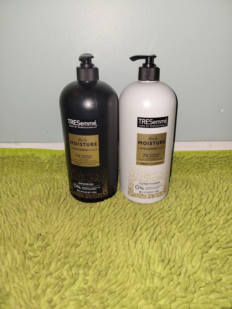Shampoo And Conditioner 39oz Tresemme Rich Moisture 