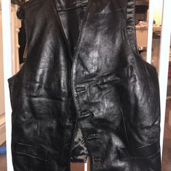 Reduced New Men’s Leather Vest