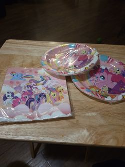My Little Pony Birthday Party Plates And Napkins 