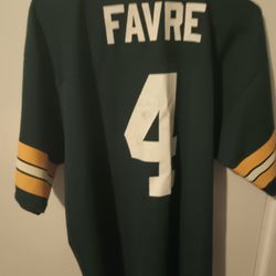 Logo 7 Vintage Brett Favre Jersey Green Bay Packers #4 Mens Size Large
