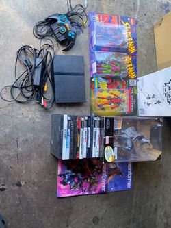 PS3 Slim Bundle And Collectibles