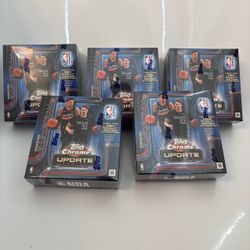 2026 Topps Chrome Update Basketball Mega Box