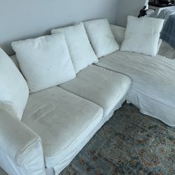 White Sectional Couch