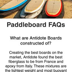 11 Ft 6in Fiber Glass Stand Up Paddle Board