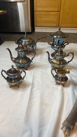 Silver-Plated Tea and Coffee Service Set