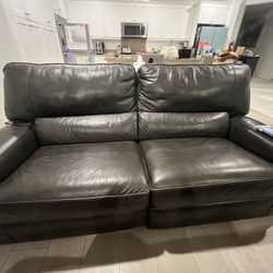 Leather Sofa 