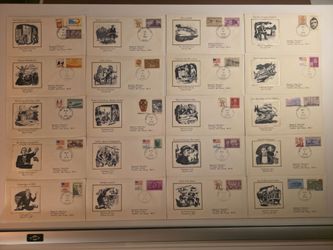 Complete Vintage 1978 American History First Day Cover Collection (57 Pieces)