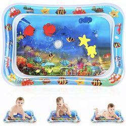LYITummy Time Water Baby Play Mat,Inflatable Infant Baby Toys & Toddlers