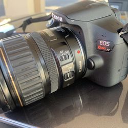 Camera Canon T7 Plus Lens 28-135mm Ultrasonic 