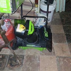 Greenworks Pro 80 Volt Lithium New No Battery