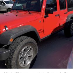 OEM lead lights turn signals fog lights and tail lightsleft Side One Jeep Wrangler 2016