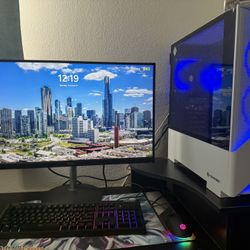 Gaming Monitor And Tower 