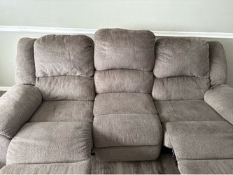 Reclining sofa and love seat set