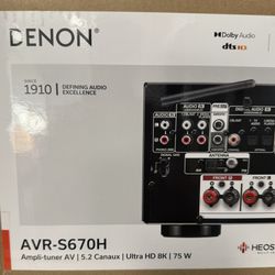 Denon AVR-S670H Tuner