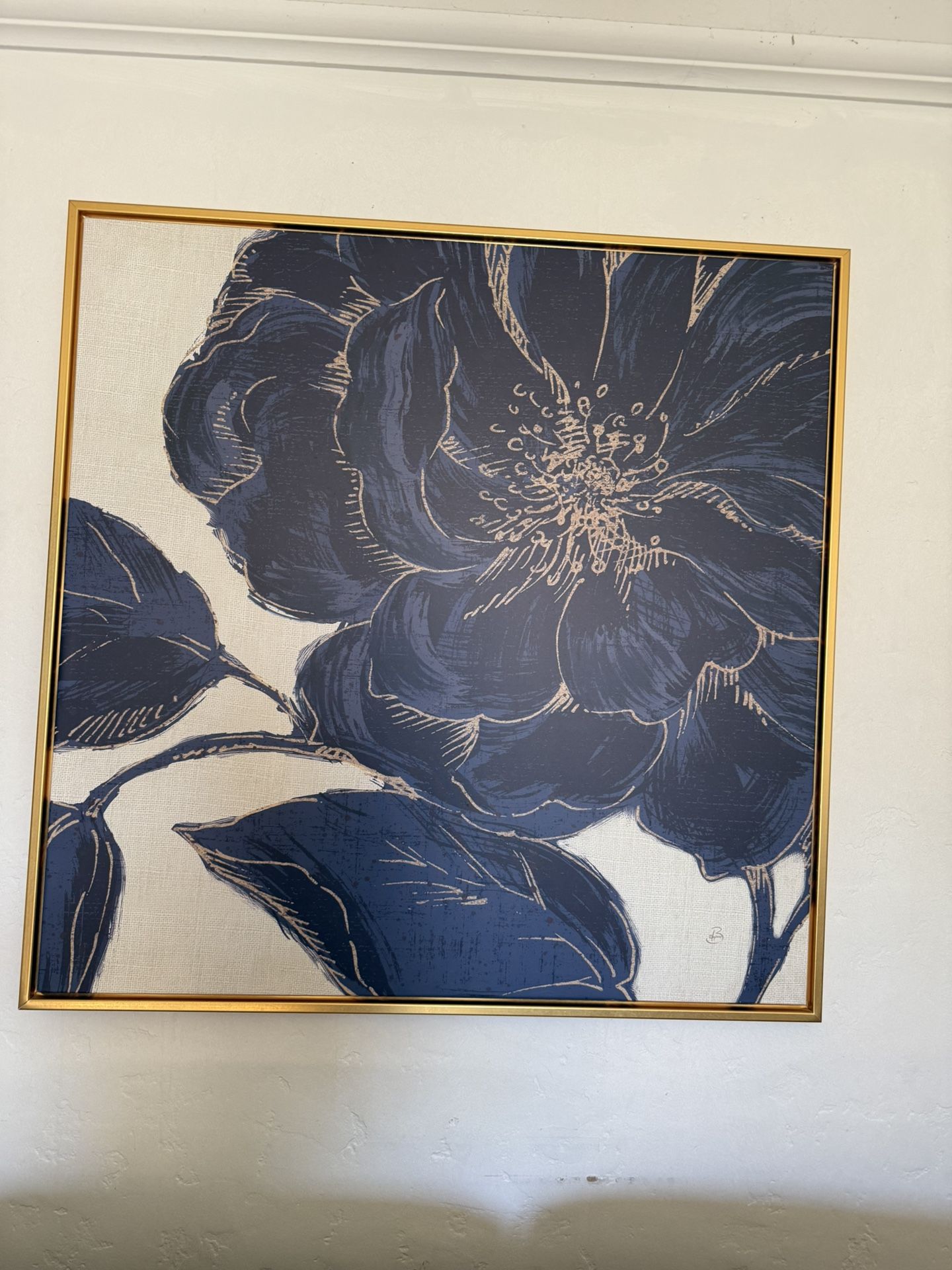 Beautiful Gold Framed Canvas 46x46