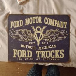 Ford Metal Poster