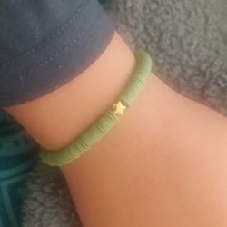Jetts Army Green Star Bracelet 