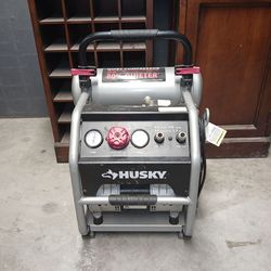 Husky 4.5 gallon quiet compressor