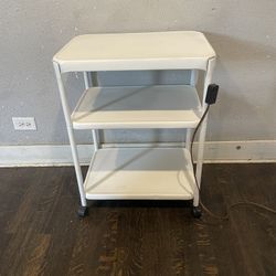 Vintage Metal 3 Tier Cosco Metal Rolling 