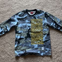 Supreme Long Sleeve Camo Sz Small 