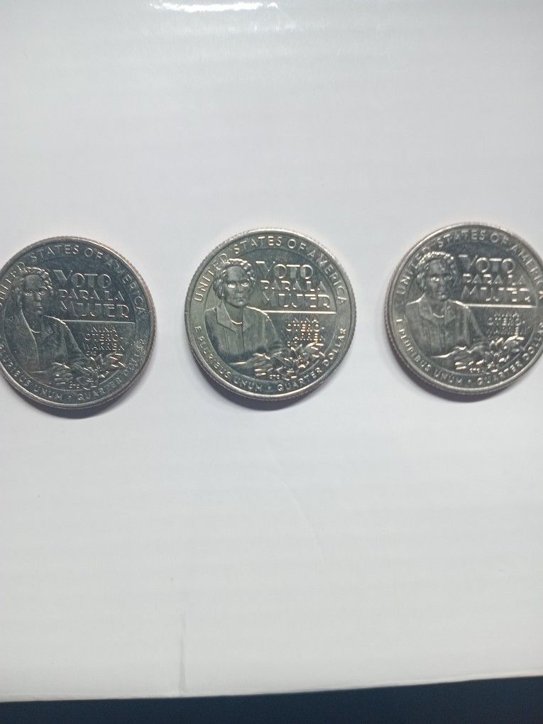 3× 2022 D Voto Para La Mujer Quarter