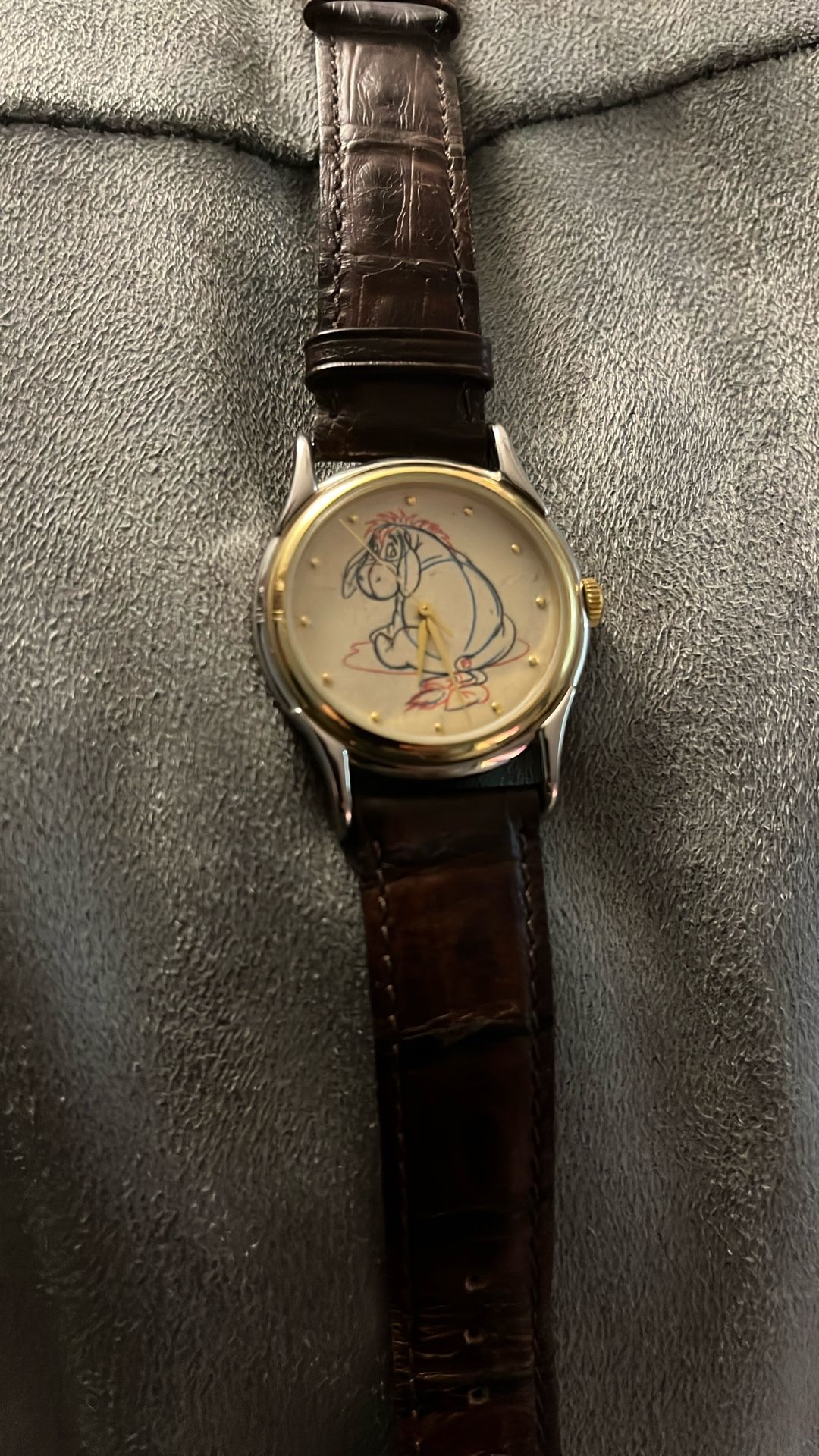 Vintage Disney Sketches of Eeyore LE watch $150